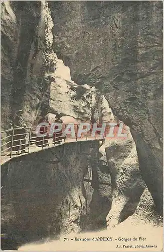 Ansichtskarte AK Environs d'Annecy Gorges du Fier