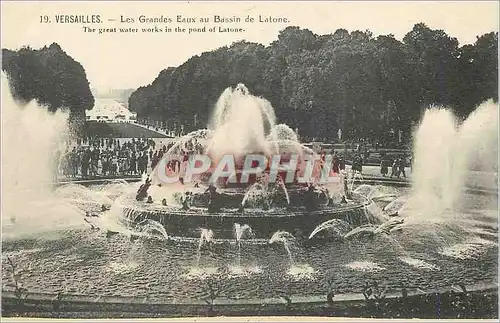 Ansichtskarte AK Versailles Les Grandes Eaux au Bassin de Latone