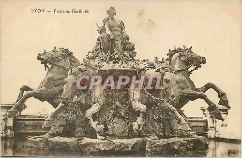 Cartes postales Lyon Fontaine Bartholdi