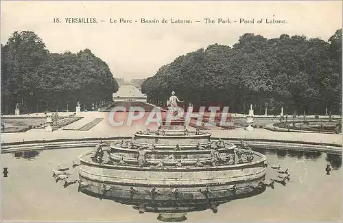 Ansichtskarte AK Versailles Le Parc Bassin de Latone