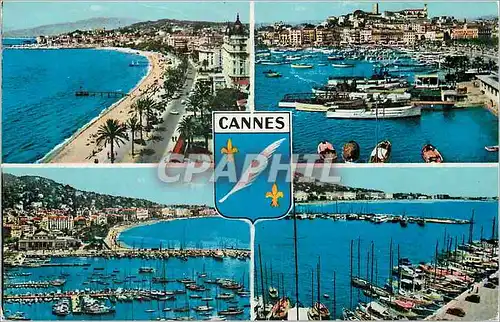 Moderne Karte Souvenir de Cannes (A M)