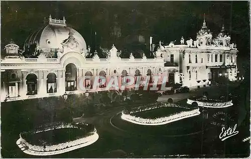 Cartes postales moderne Monte Carlo Le Casino La Nuit
