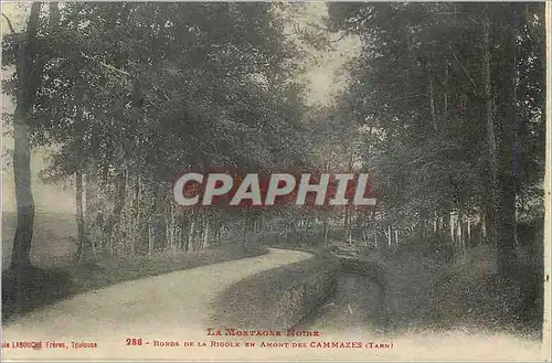 Cartes postales Bords de la Rigole en Amont des Cammazes (Tarn) La Montagne Noire