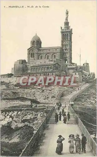 Cartes postales Marseille N D de la Garde