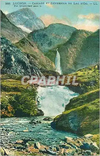 Cartes postales Luchon Cascade et Deversoir du Lac d'Oo