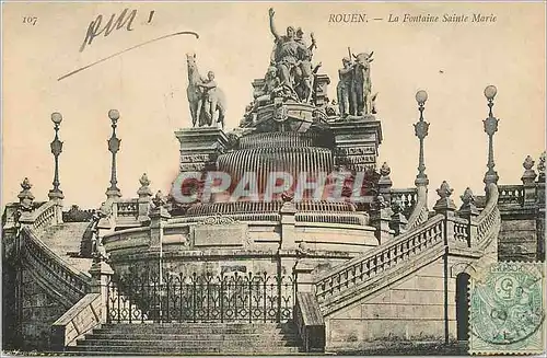 Cartes postales Rouen La Fontaine Sainte Marie