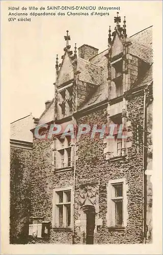 Ansichtskarte AK Hotel de Ville de Saint Denis d'Anjou (Mayenne) Ancienne dependance des Chanoines d'Angers (XVe