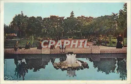 Ansichtskarte AK Bergerac (Dordogne) Parc Jean Laures Le Jet d'Eau