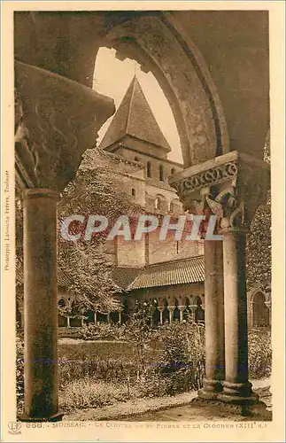 Cartes postales Moissac Le Cloitre de St Pierre et le Clocher (XIIIe S)