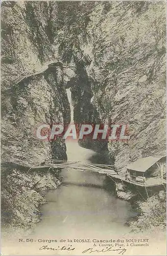 Cartes postales Gorges de la Diosaz Cascade du Soufflet