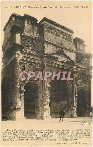 Ansichtskarte AK Orange (Vaucluse) L'Arc de Triomphe (Cote Nord)