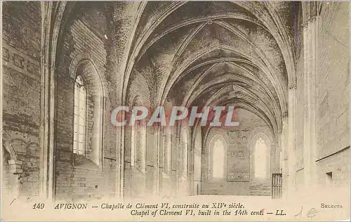 Cartes postales Avignon Chapelle de Clement VI Contruite au XIVe Siecle