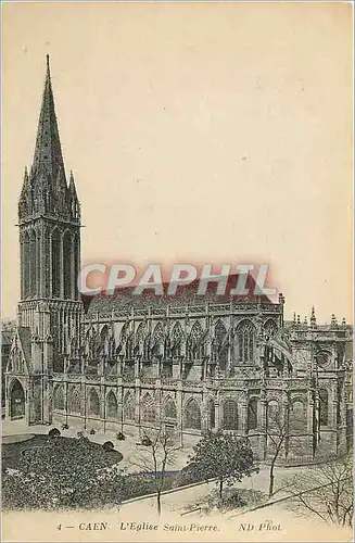 Cartes postales Caen L'Eglise Saint Pierre