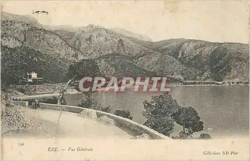 Cartes postales Eze Vue Generale