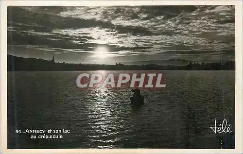 Cartes postales moderne Annecy et son Lac au Crepuscule