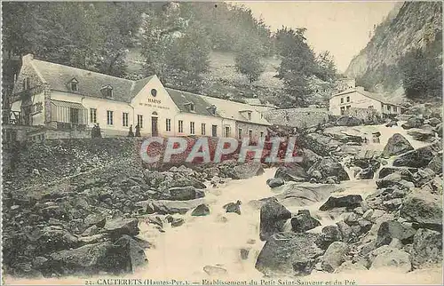 Ansichtskarte AK Cauterets (Hautes Pyr) Etablissement du Petit Saint Sauveur et du Pre