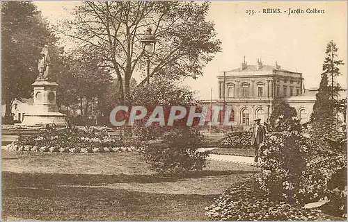 Cartes postales Reims Jardin Colbert