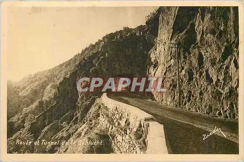 Ansichtskarte AK Route et Tunnel de la Schlucht