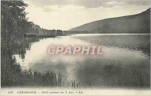 Cartes postales Gerardmer Soleil Couchant sur le Lac