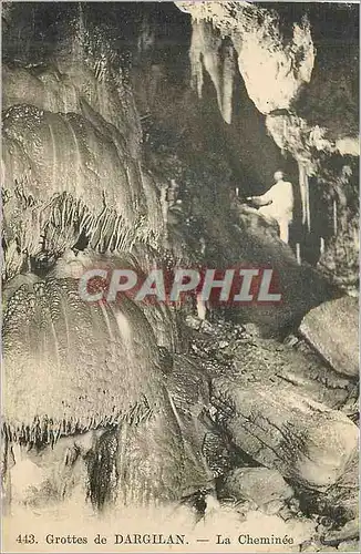 Cartes postales Grottes de Dargilan La Cheminee