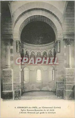 Ansichtskarte AK Germigny des pres par Chateauneuf (Loiret) Eglise Romano Byzantine du IXe Siecle