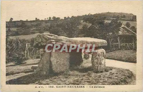 Ansichtskarte AK Saint Nectaire Le Dolmen