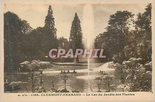 Ansichtskarte AK Clermont Ferrand Le Lac du Jardin des Plantes