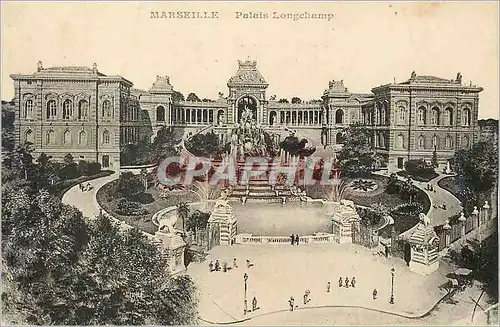 Cartes postales Marseille Palais Longchamp