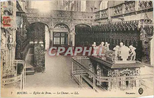 Cartes postales Bourg Eglise de Brou Le Choeur