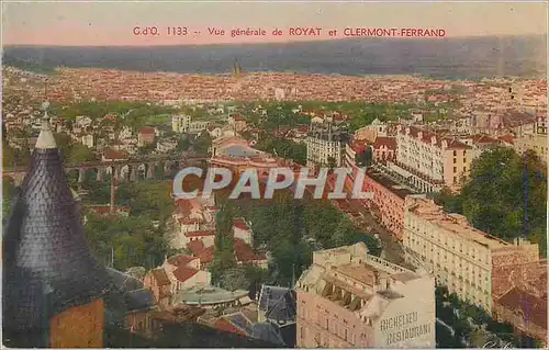 Cartes postales Vue Generale de Royat et Clermont Ferrand