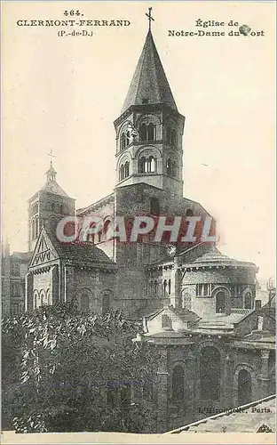 Cartes postales Clermont Ferrand (P de D) Eglise de Notre Dame