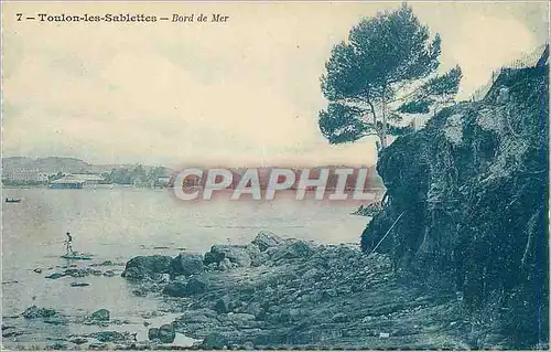 Cartes postales Toulon les Sablettes Bord de Mer