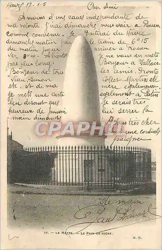 Cartes postales Le Havre Le Pain de Sucre