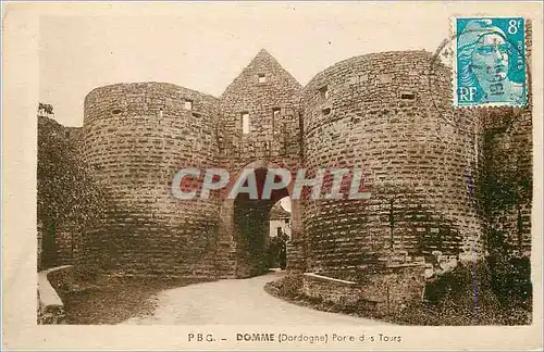 Cartes postales Domme (Dordogne) Porte des Tours