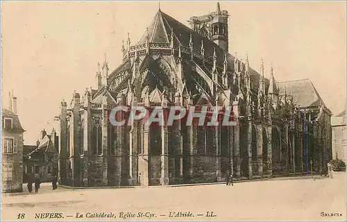 Ansichtskarte AK Nevers La Cathedrale Eglise St Cyr L'Abside