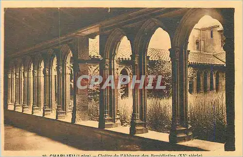 Cartes postales Loire Cloitre de l'Abbaye (XVe S)
