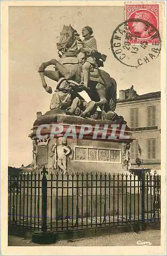 Cartes postales Cognac (Charente) Statue Francois Ier (Etex Sculpt arch)