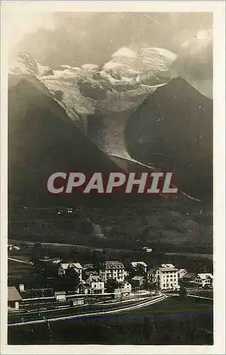 Cartes postales moderne Chamonix Le Village des Bossons Le Mont Blanc