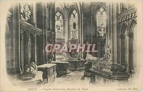 Cartes postales Dreux Chapelle Saint Louis Pourtour du Choeur