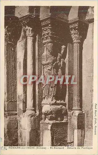 Ansichtskarte AK Romans sur Isere (Drome) St Bernard Details du Portique