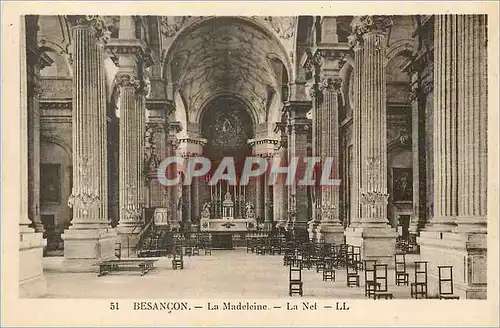 Cartes postales Besancon La Madeleine La Nef