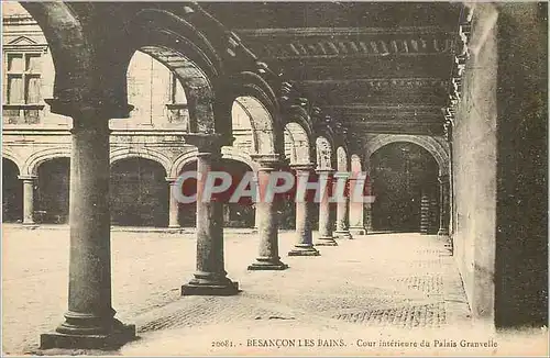 Ansichtskarte AK Besancon les Bains Cour Interieure du Palais Granvelle