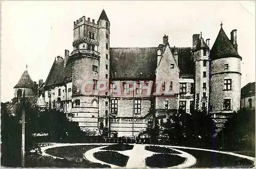 Moderne Karte Bourges (Cher) Palais Jacques Coeur Vue prise de la Place du Berry