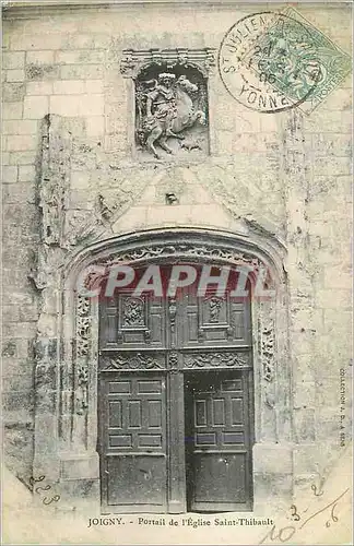 Ansichtskarte AK Joigny Portail de l'Eglise Saint Thibault