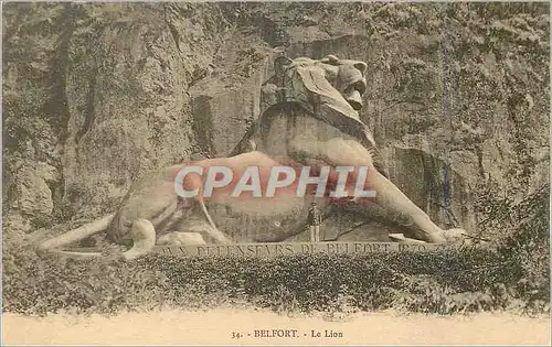 Cartes postales Belfort Le Lion