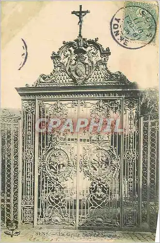 Cartes postales Sens La Grille