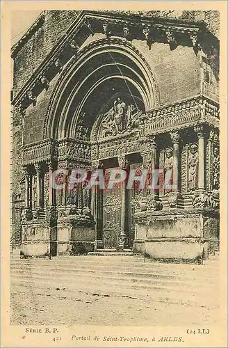 Cartes postales Portail de Saint Trophime a Arles
