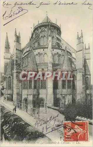 Cartes postales Bourges La Cathedrale de l'Abside