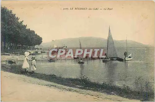 Ansichtskarte AK Le Bourget du Lac Le Port Bateaux