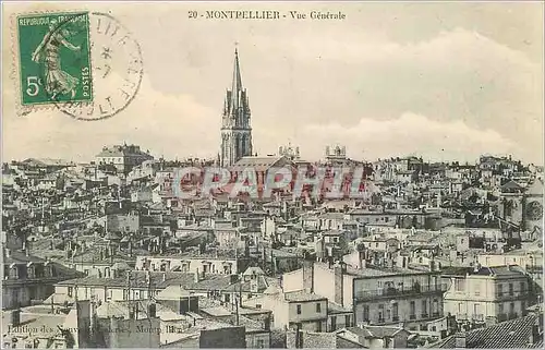 Ansichtskarte AK Montpellier Vue Generale